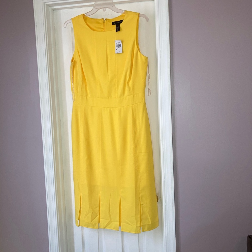 Ashley Stewart Yellow Cocktail Dress